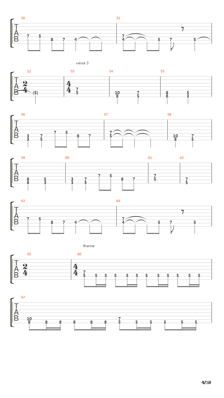 Ramund Hin Unge吉他谱