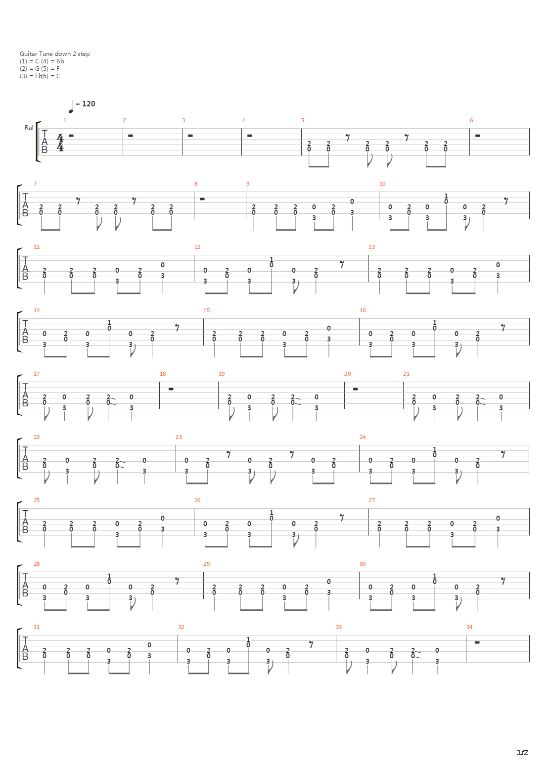 Across The Nation吉他谱