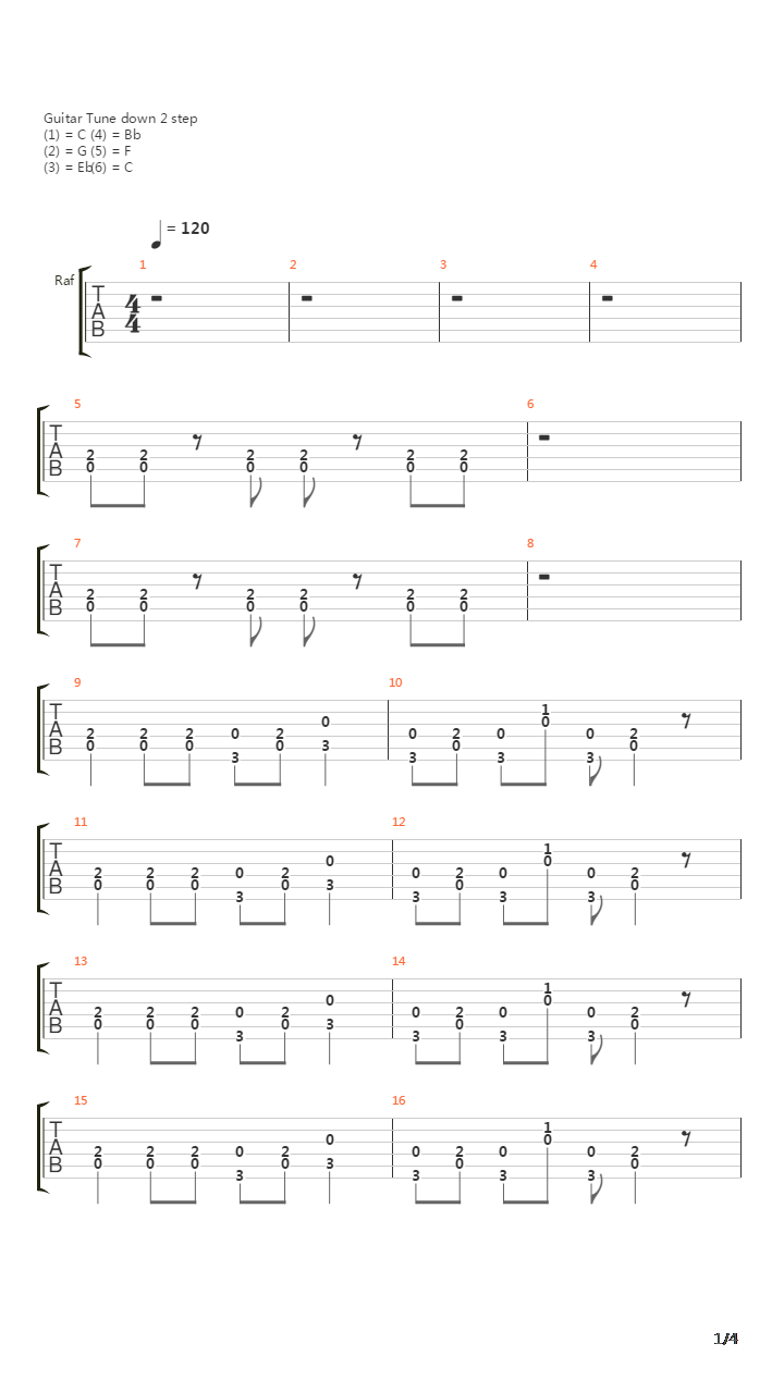 Across The Nation吉他谱