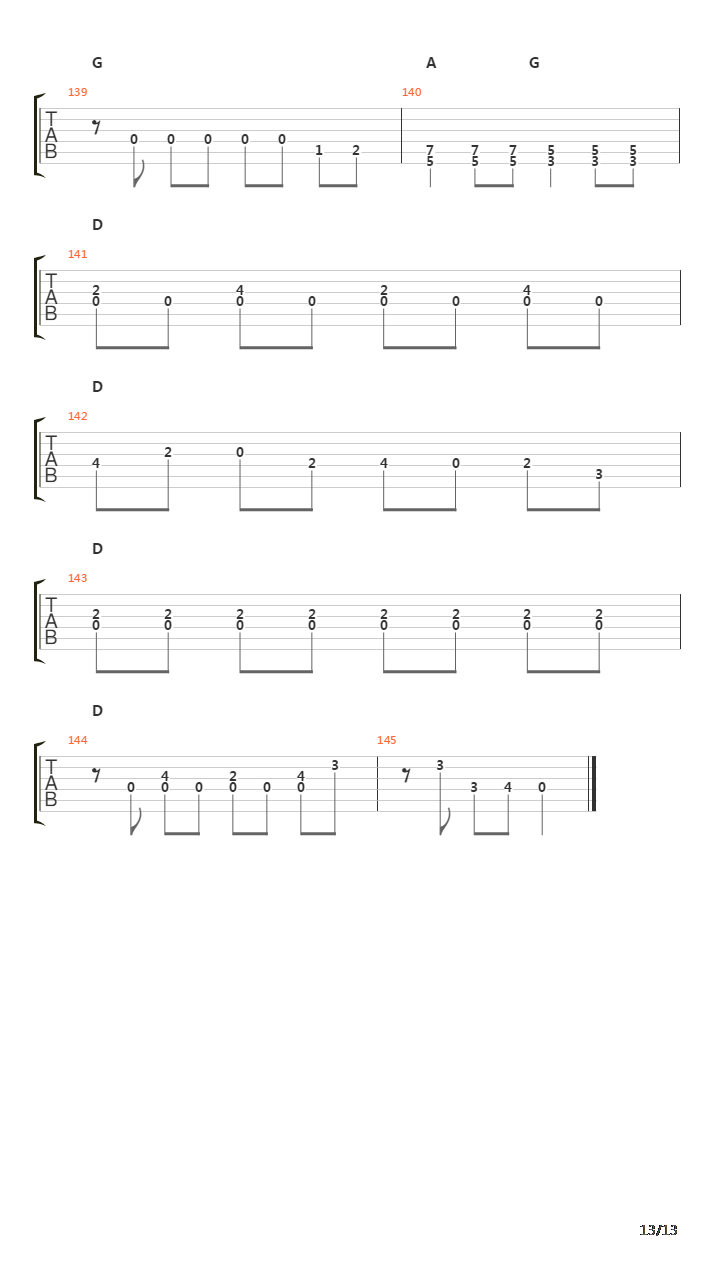 End Of The Line吉他谱