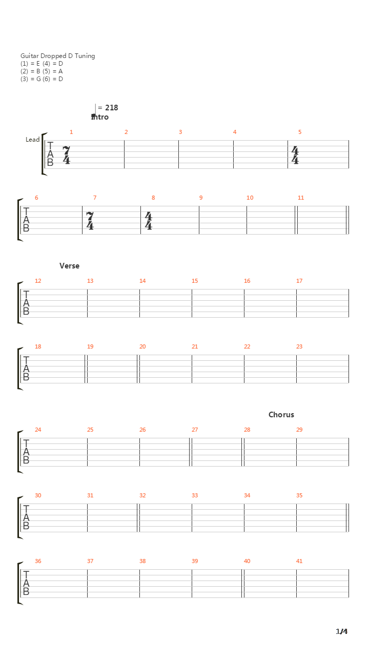 The Ripper吉他谱