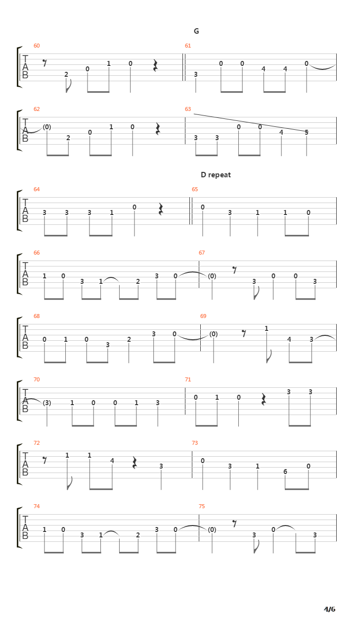 遭难(Sounan)吉他谱