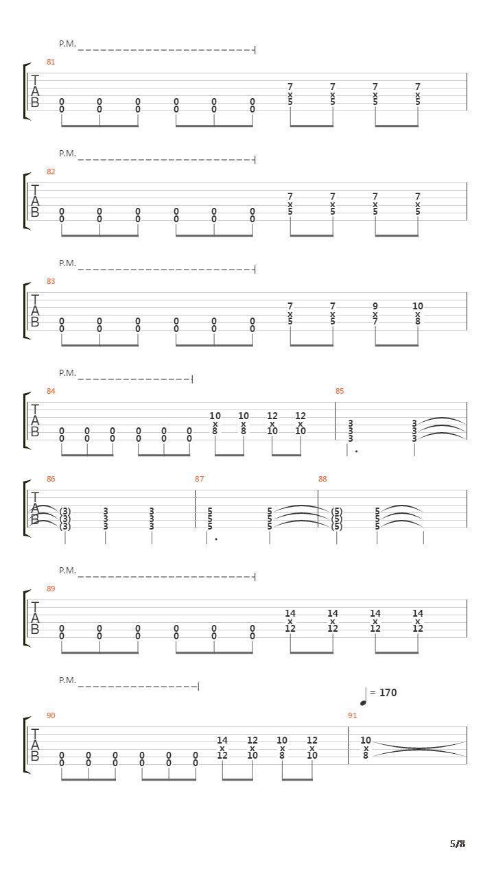 A Dead Language For A Dying Lady吉他谱