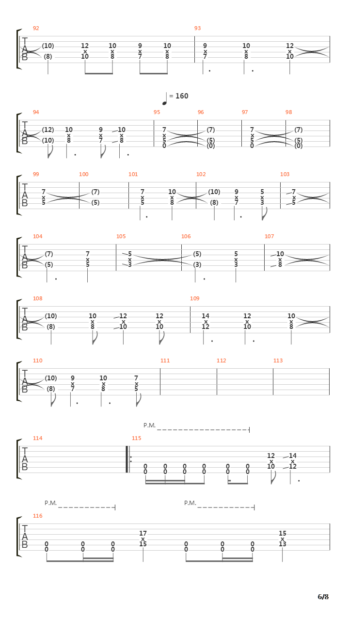 A Dead Language For A Dying Lady吉他谱