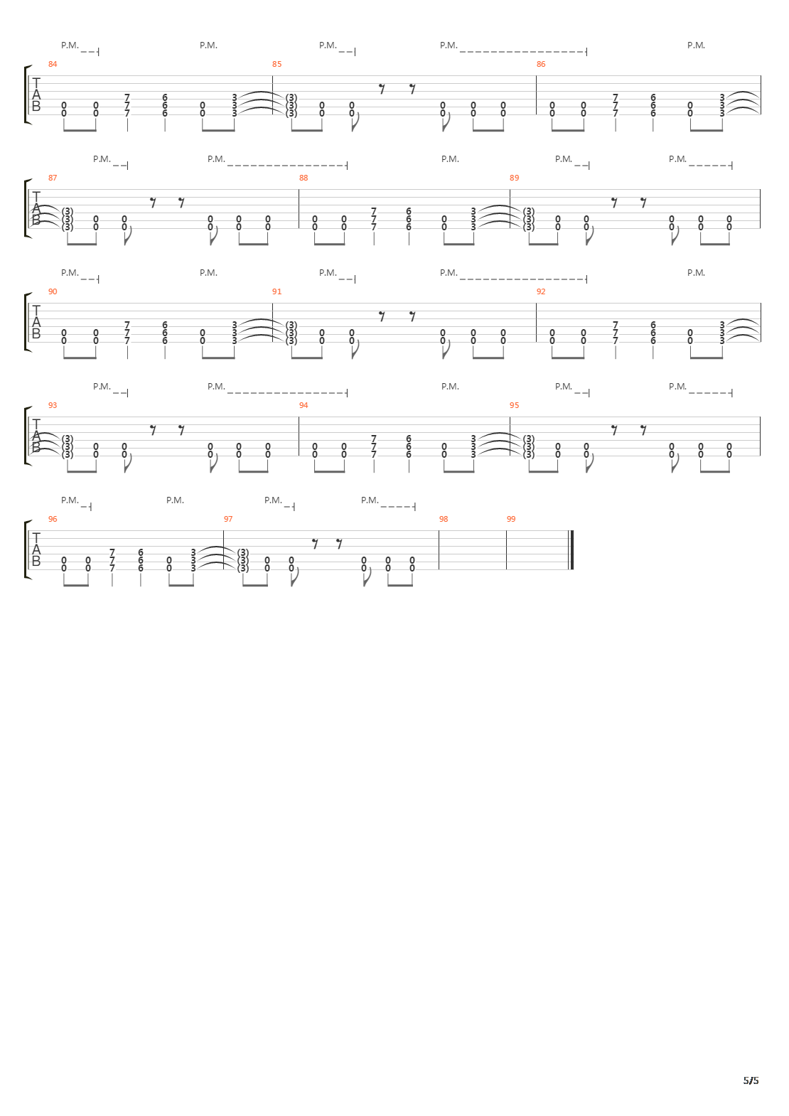 Schadenfreude吉他谱