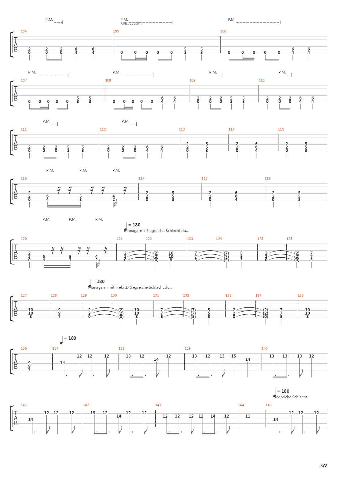 Schwertzeit吉他谱