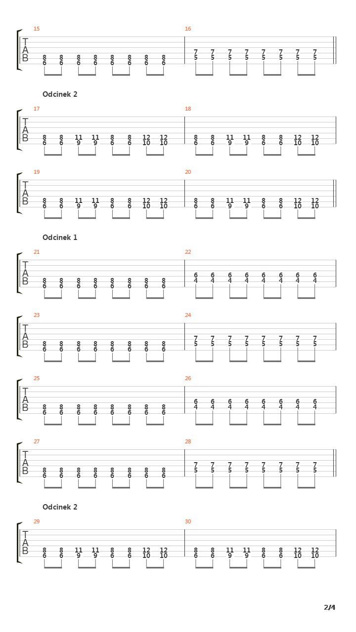 Lamb吉他谱