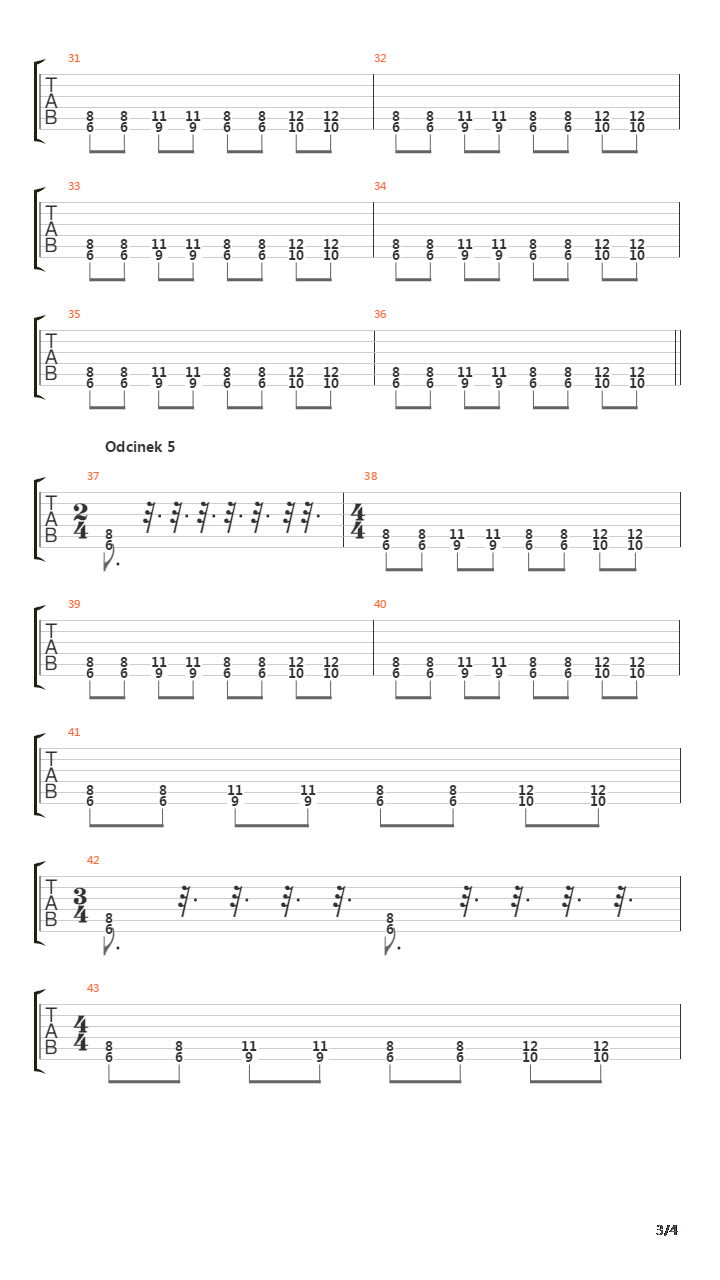 Lamb吉他谱