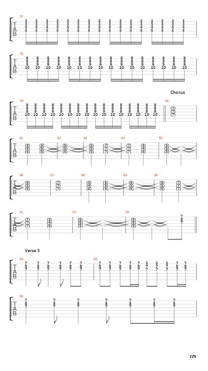 Bows And Arrows吉他谱