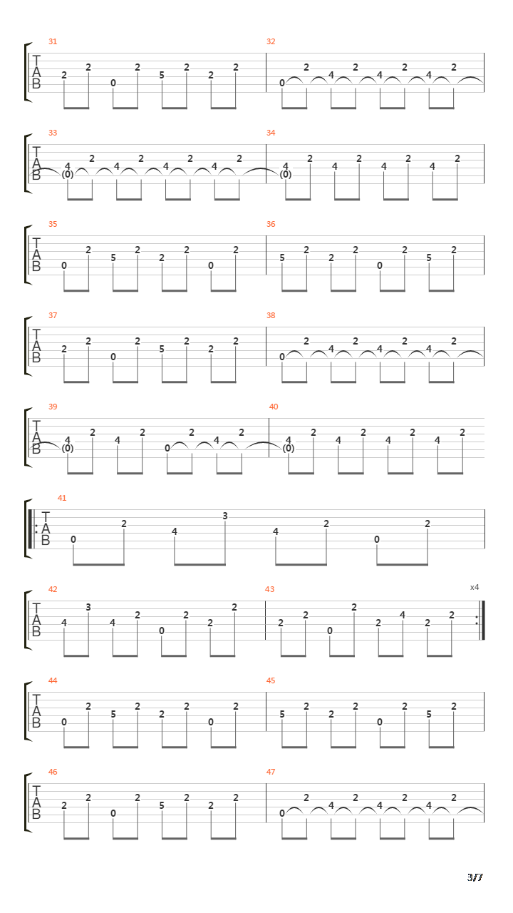 Line By Line吉他谱