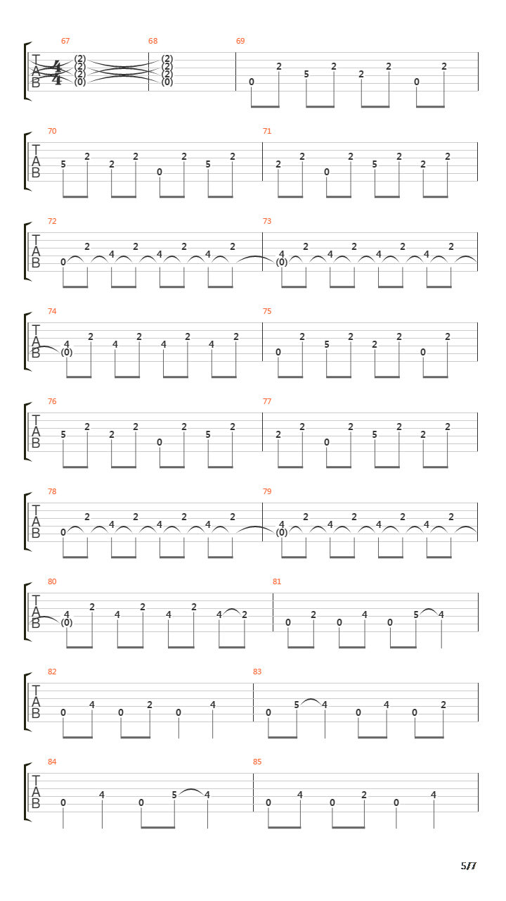 Line By Line吉他谱