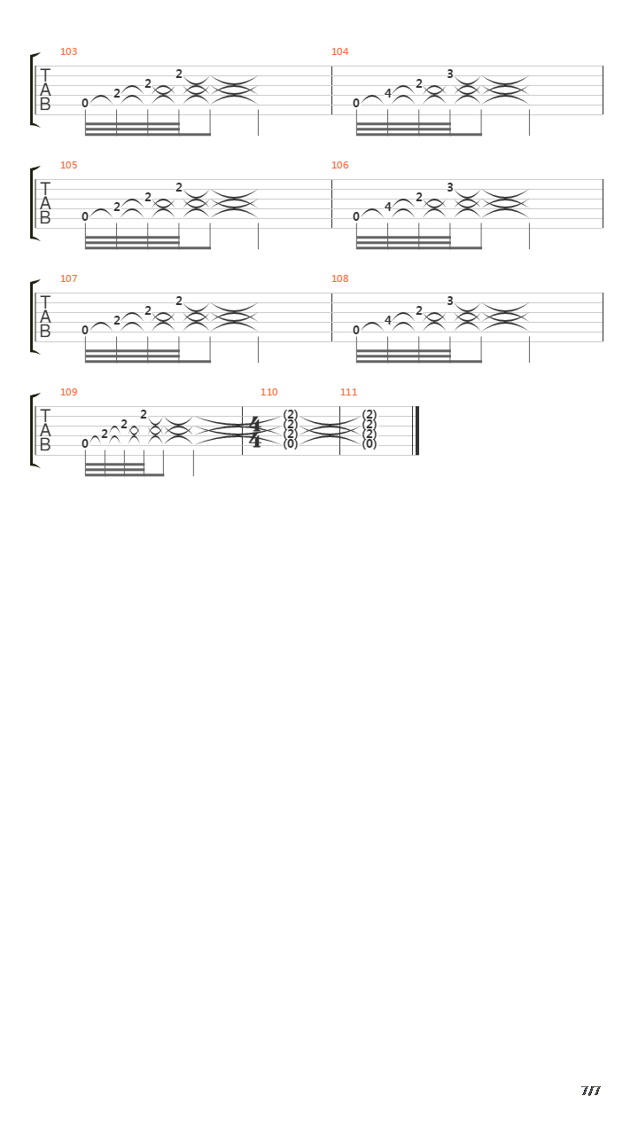 Line By Line吉他谱