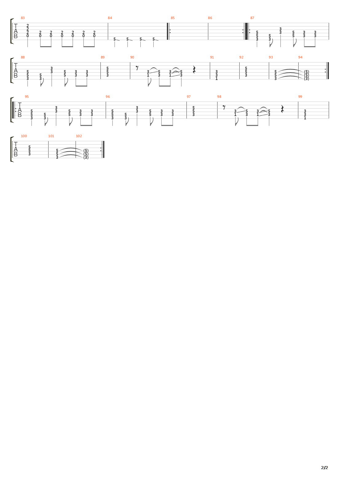 The Last Command吉他谱