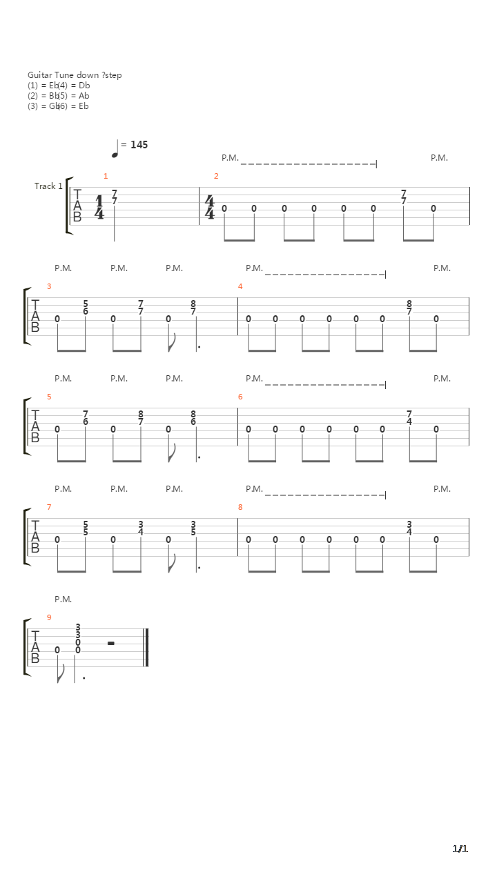 29 Times The Pain吉他谱