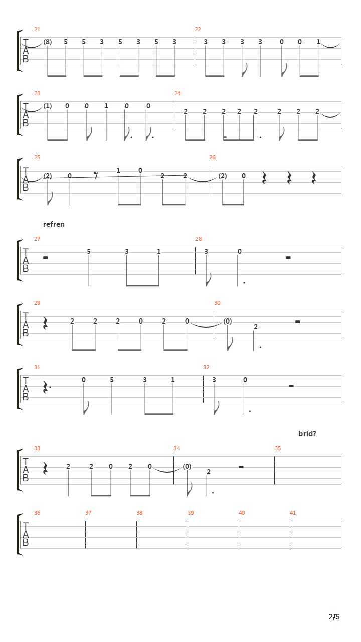Baska吉他谱
