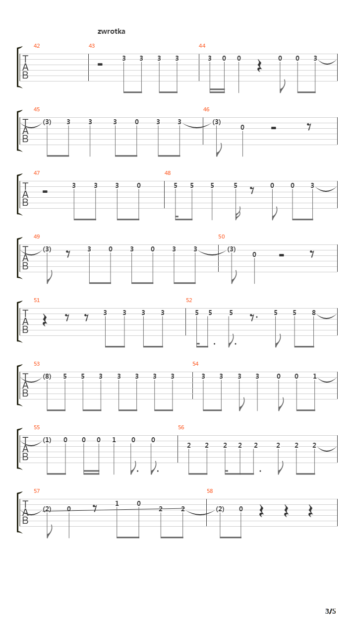 Baska吉他谱
