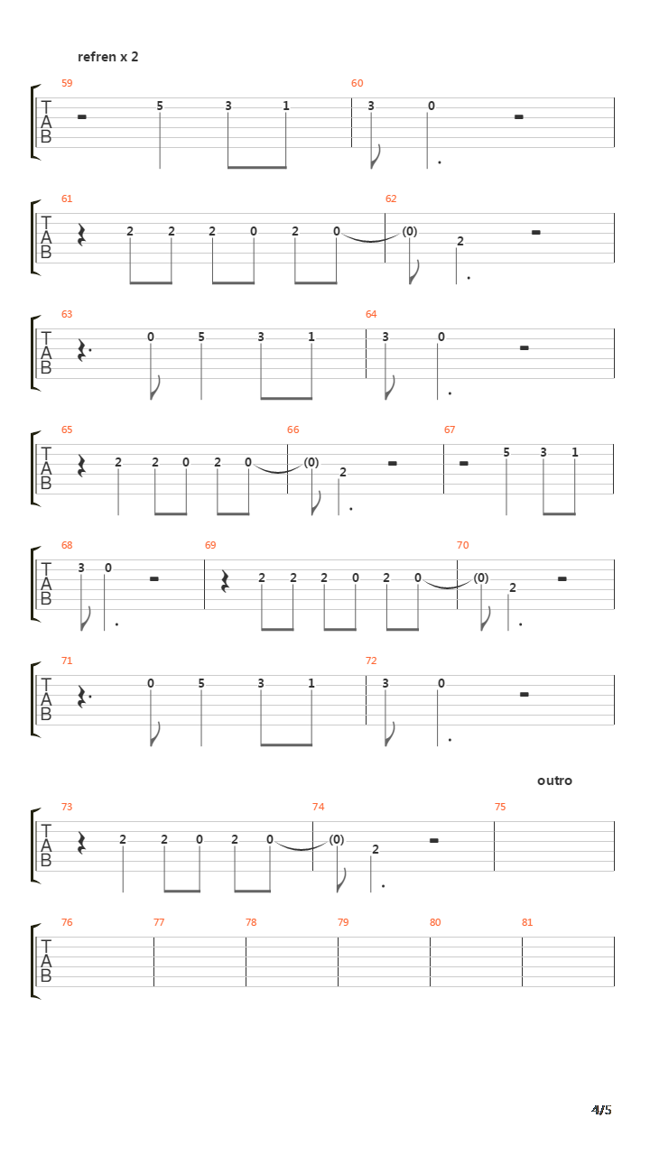 Baska吉他谱