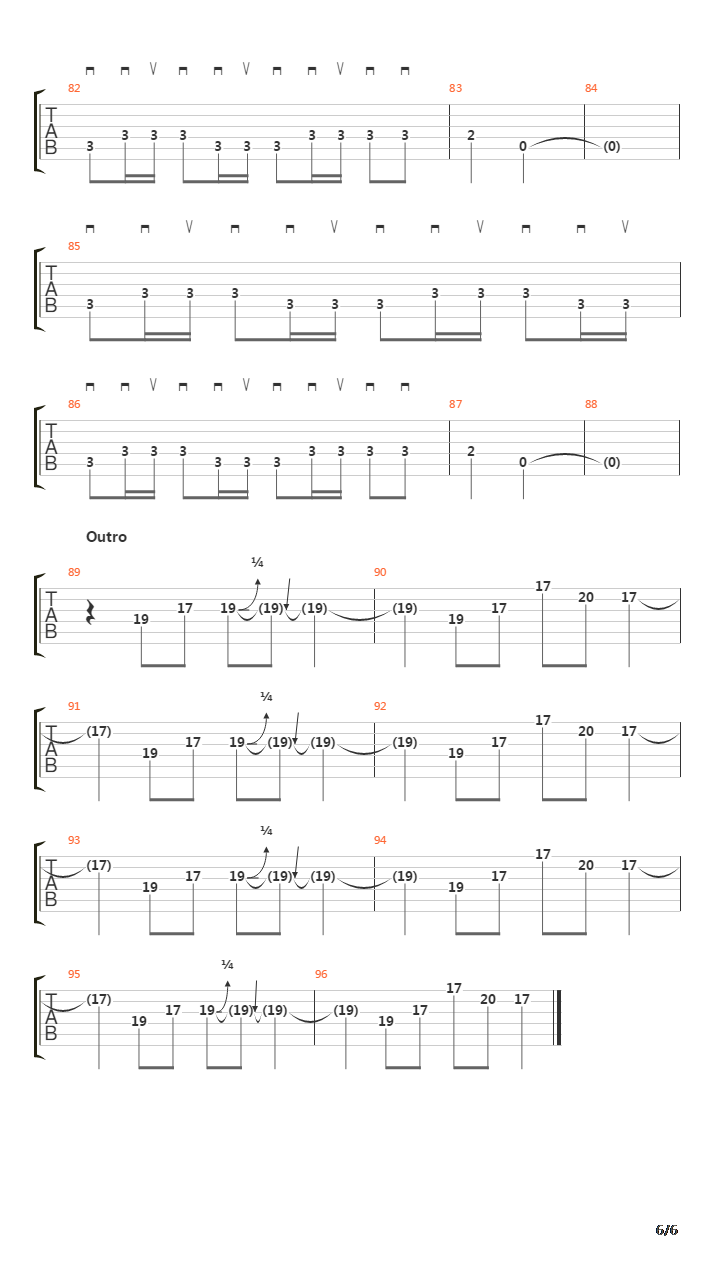 Apache吉他谱