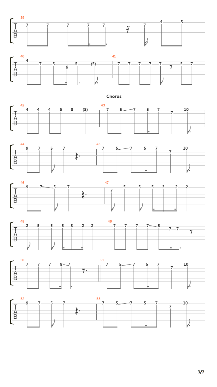 Tactics吉他谱