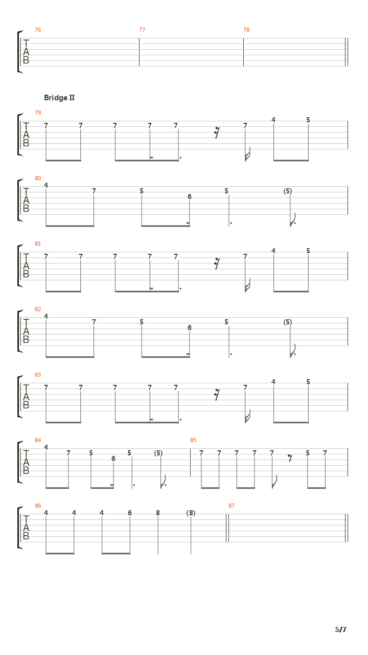 Tactics吉他谱