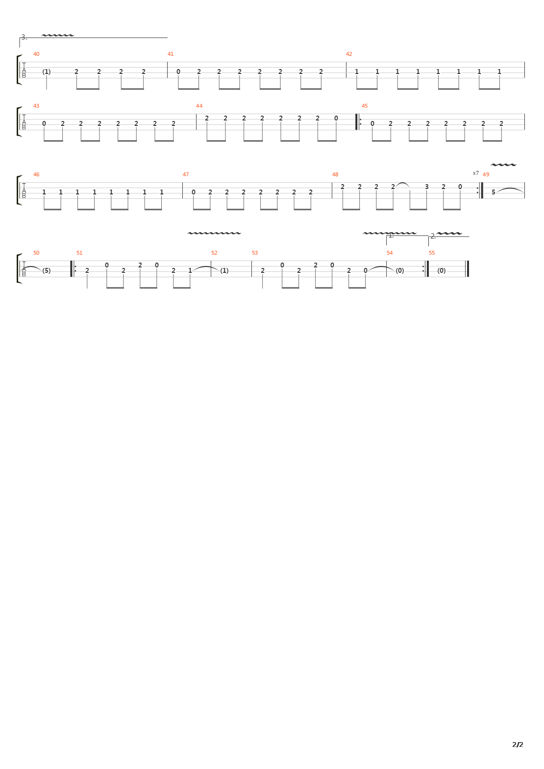 Miel吉他谱