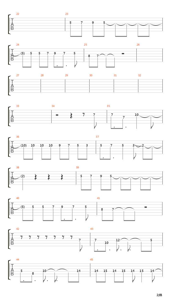 Nada吉他谱