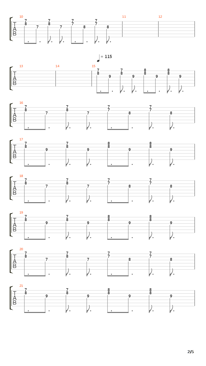 Paula吉他谱