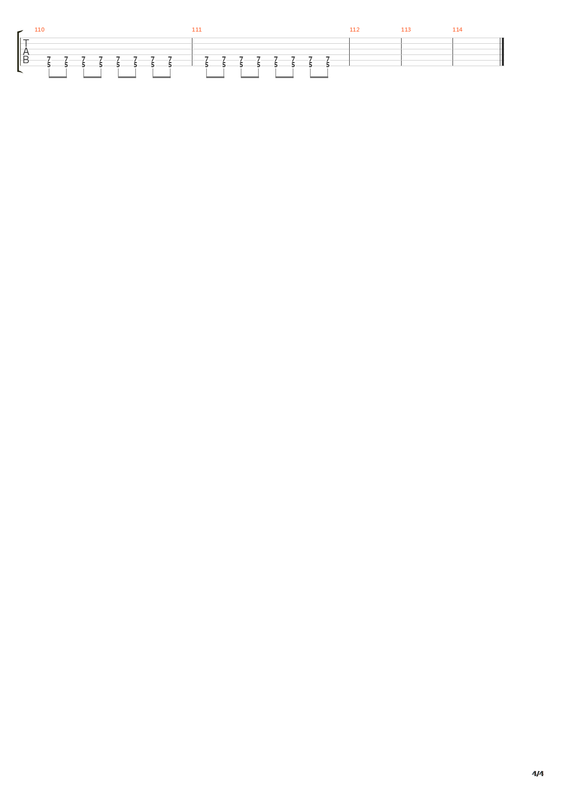 Reptilectric吉他谱