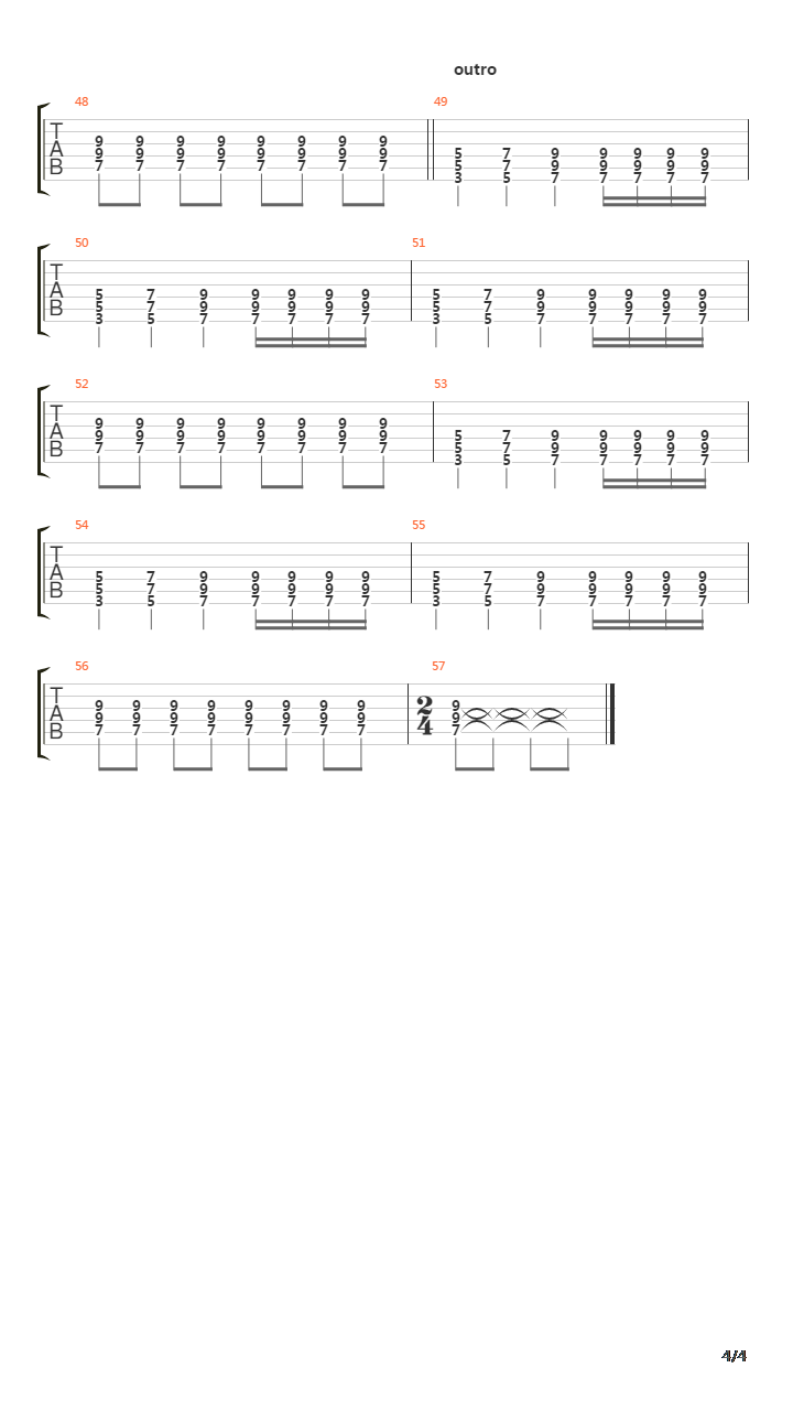 Acab吉他谱