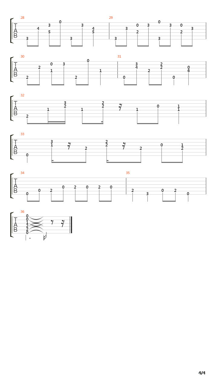 Allisons Piano Blues吉他谱