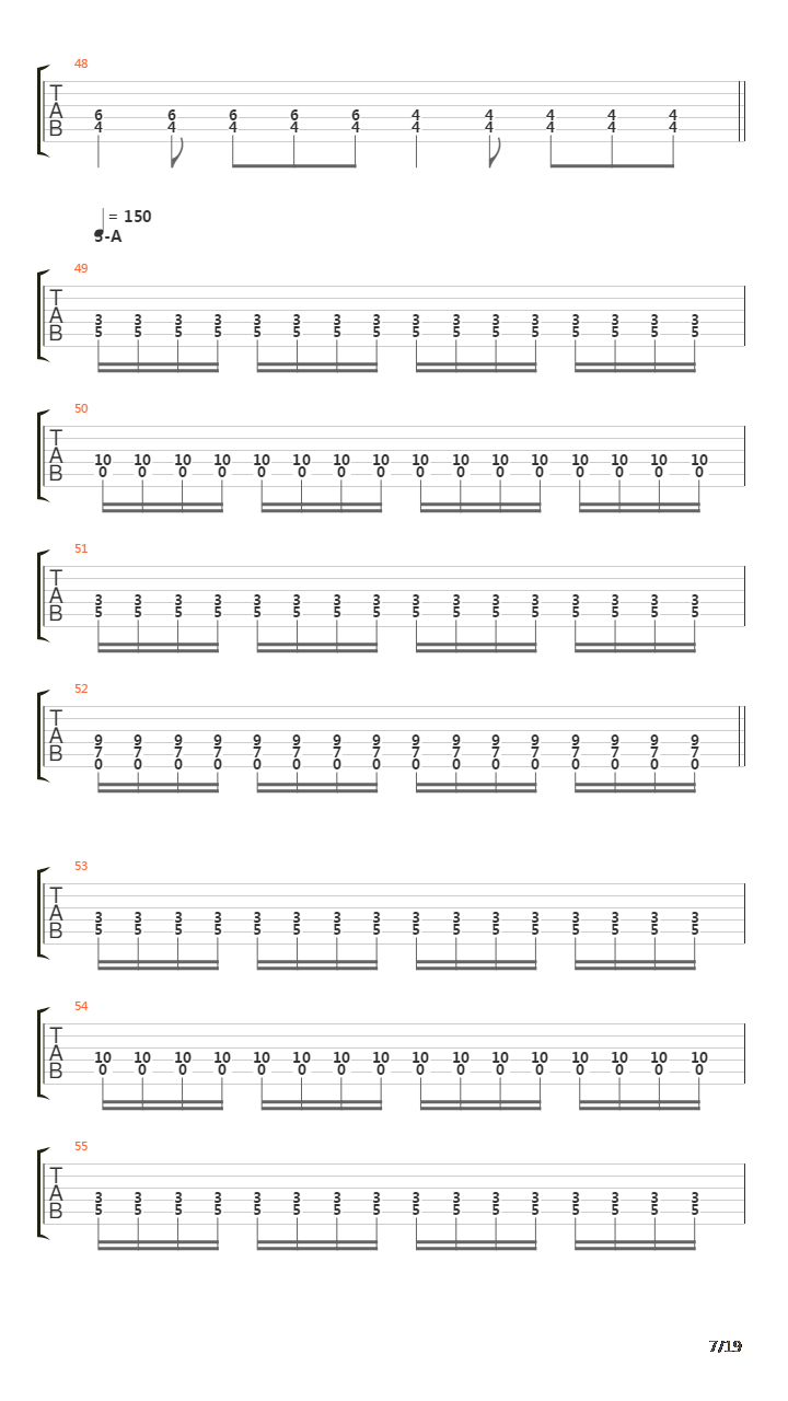 Prophecy Of Gehenna吉他谱