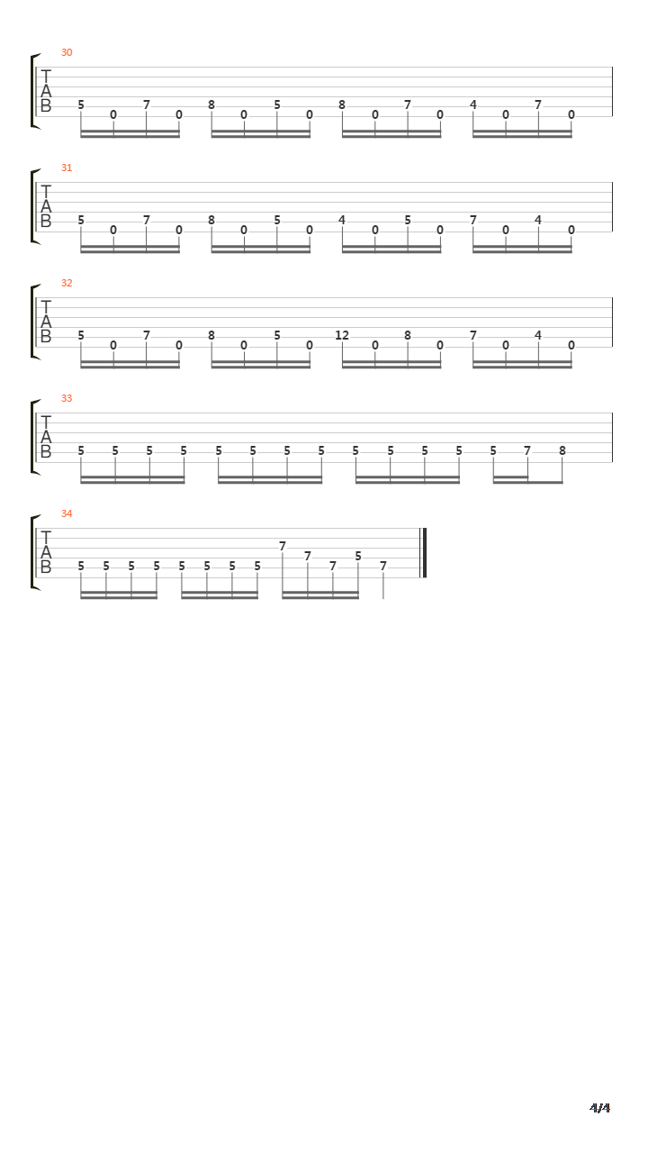 Habeas Corpus吉他谱