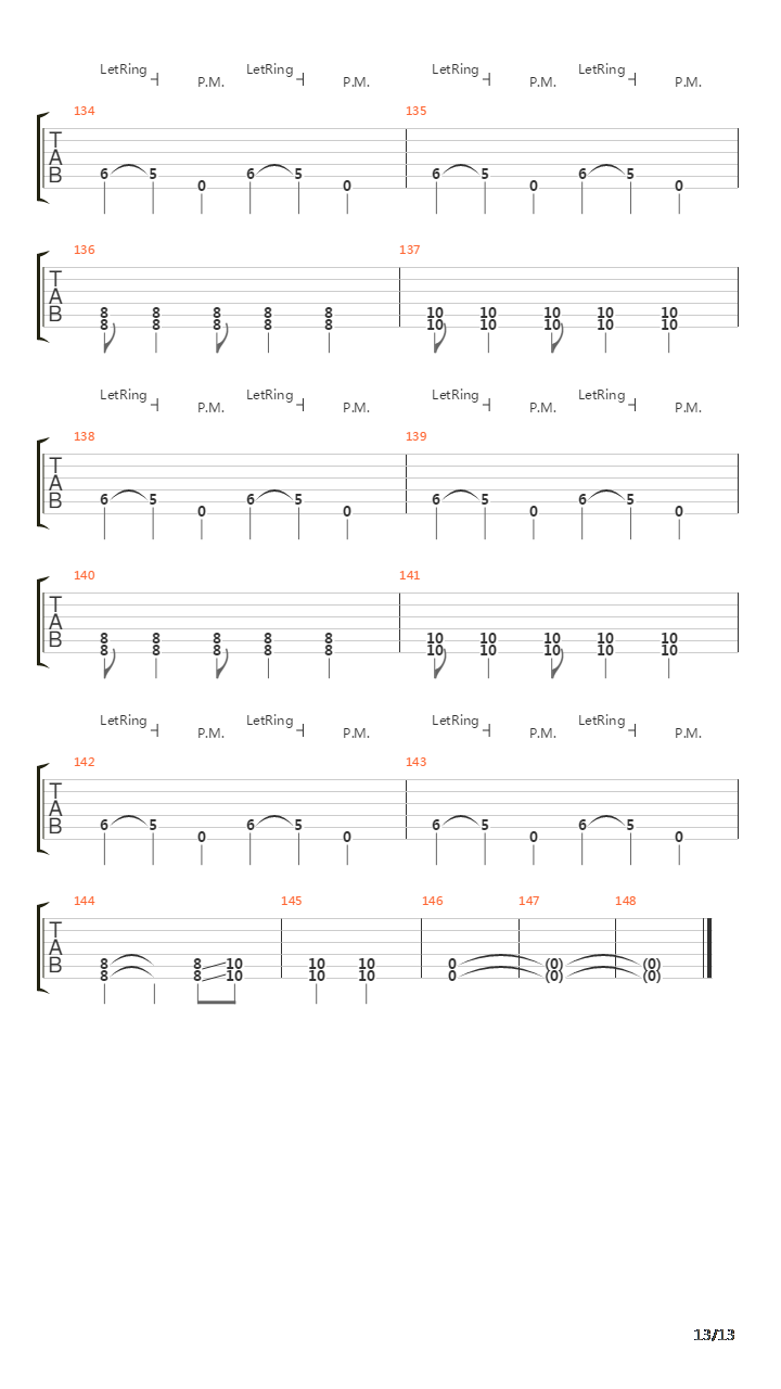 Procession吉他谱