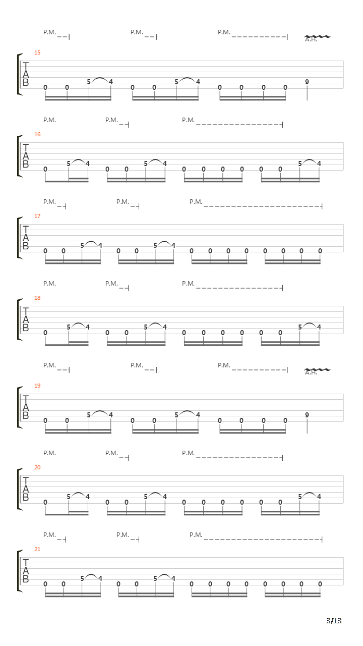 Procession吉他谱