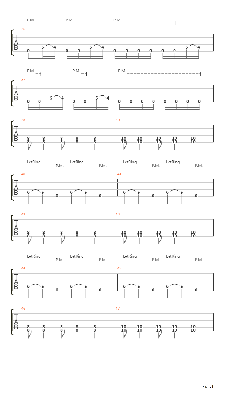 Procession吉他谱