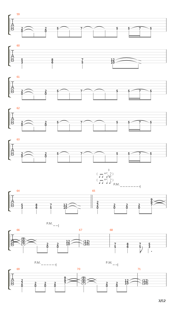 Southern Lord吉他谱