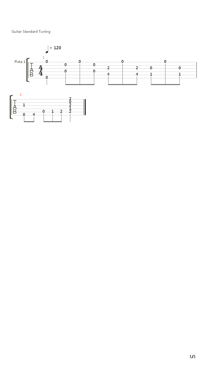 布鲁斯练习 - Turnaround - 2吉他谱