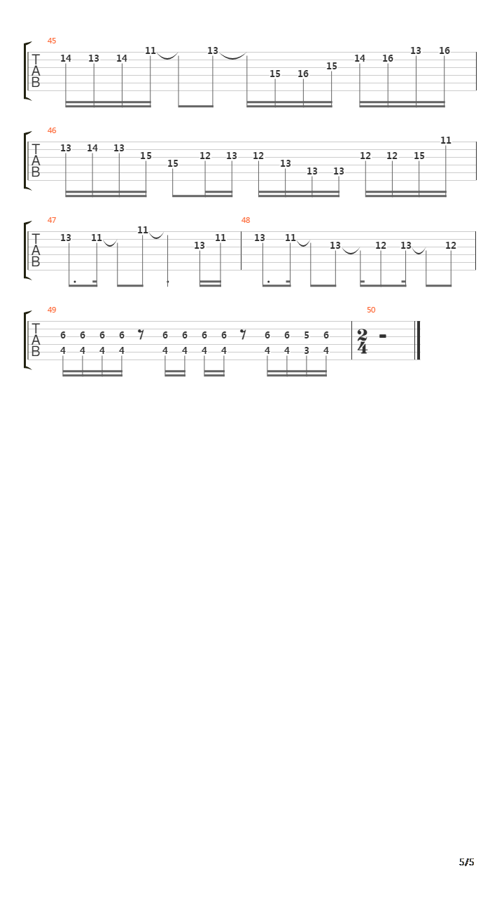 Castlevania(恶魔城) - Psycho Warrior(Rock Castle)吉他谱
