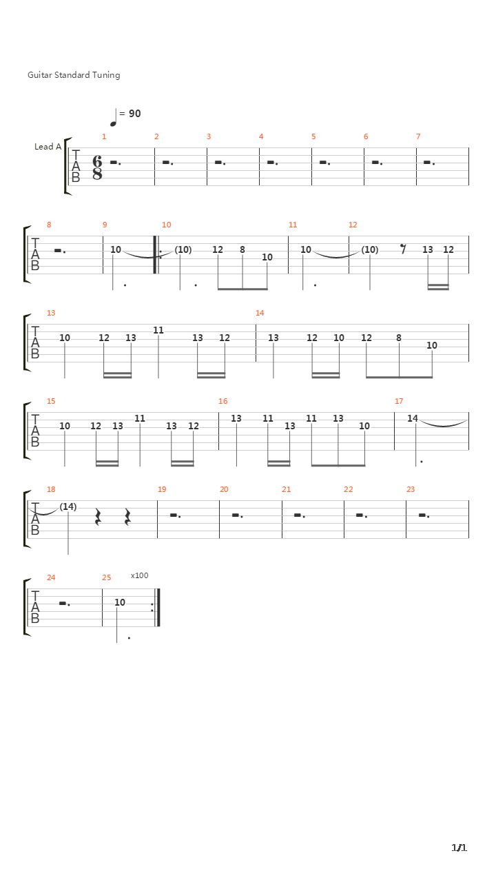 Battlefield(战地) - Classic Theme吉他谱