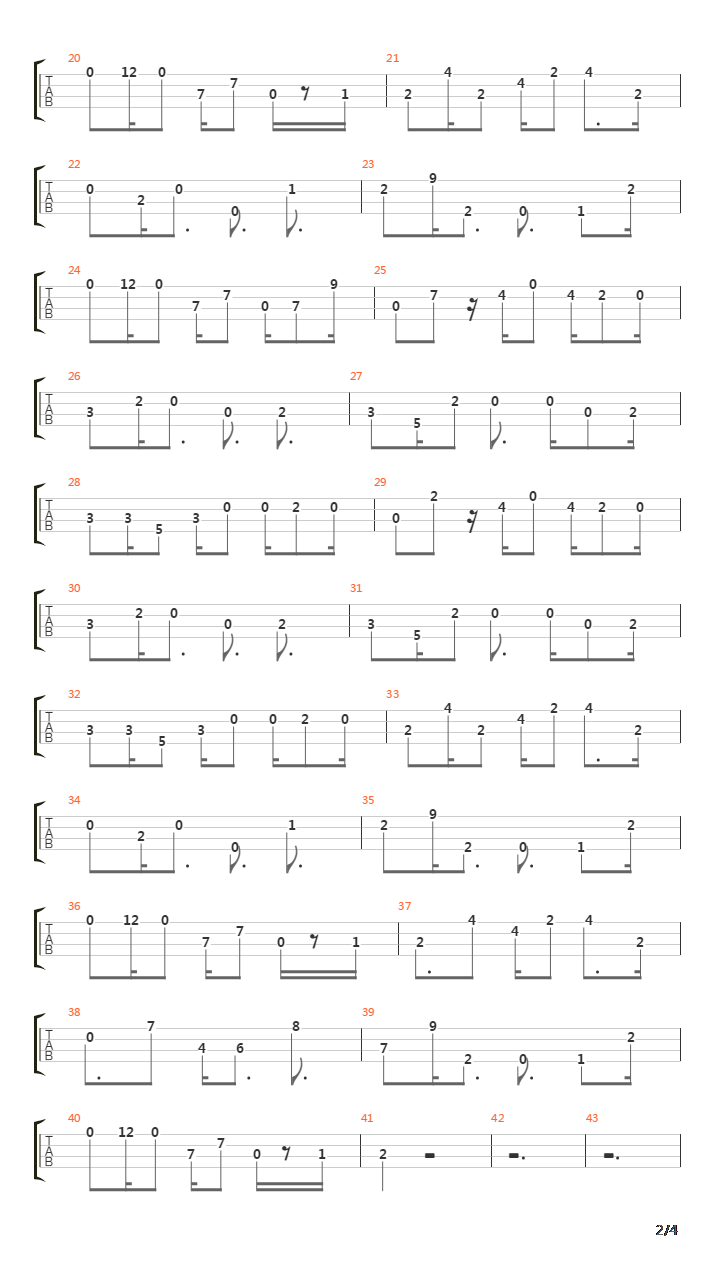 Jazz Jackrabbit(爵士兔) - Theme吉他谱