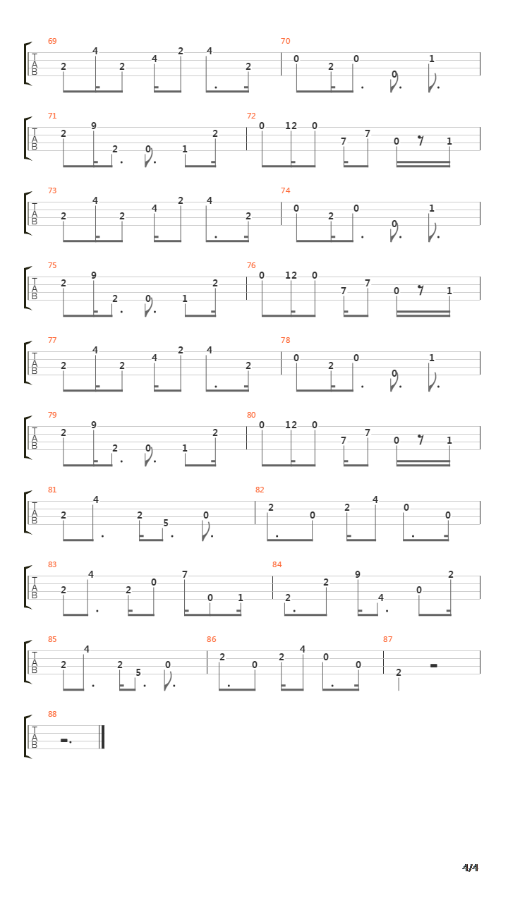 Jazz Jackrabbit(爵士兔) - Theme吉他谱