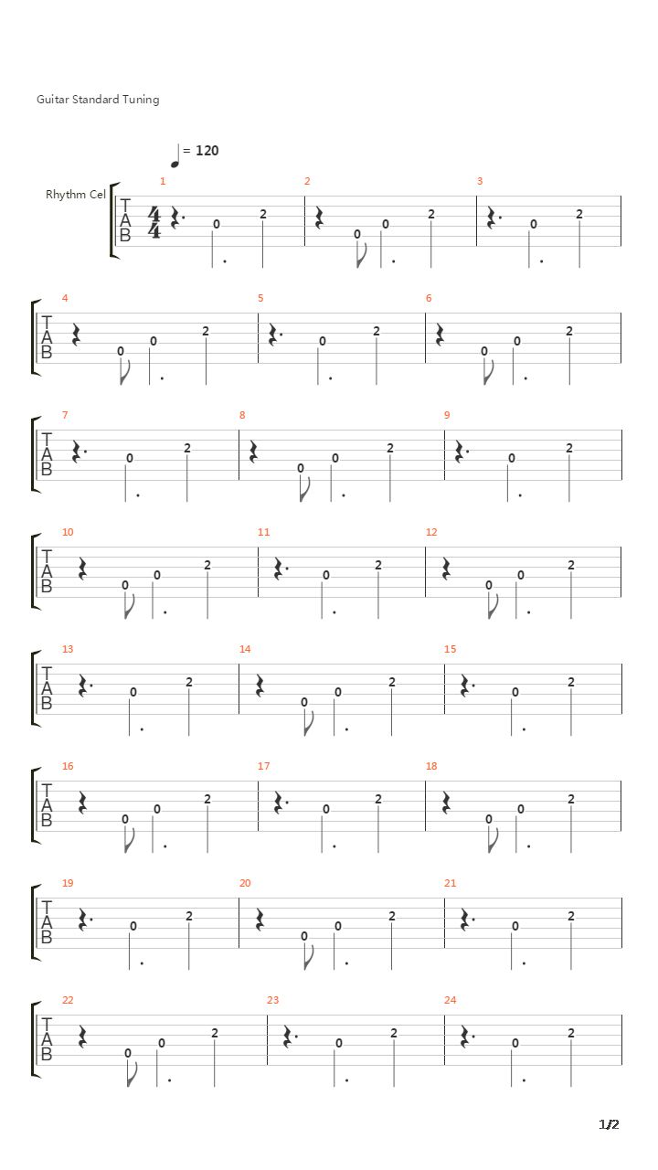 加勒比海盗(Pirates Of The Caribbean) - Jack Sparrow吉他谱