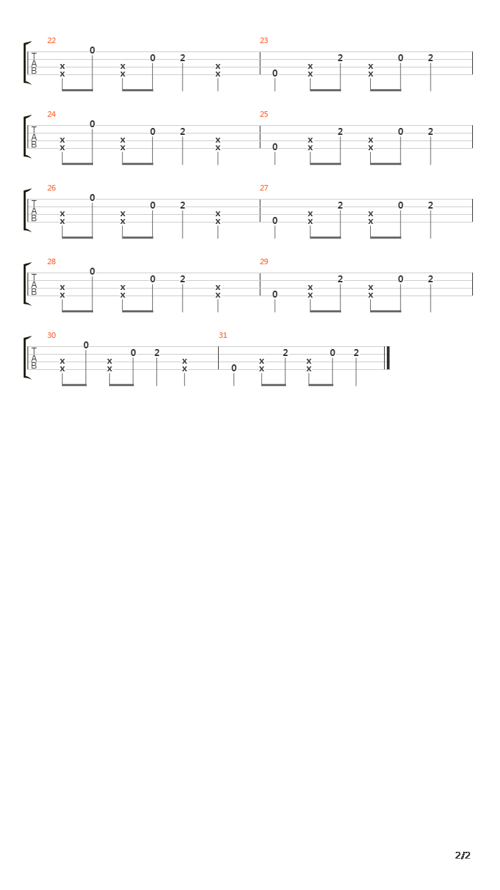 Levoton Tytto吉他谱