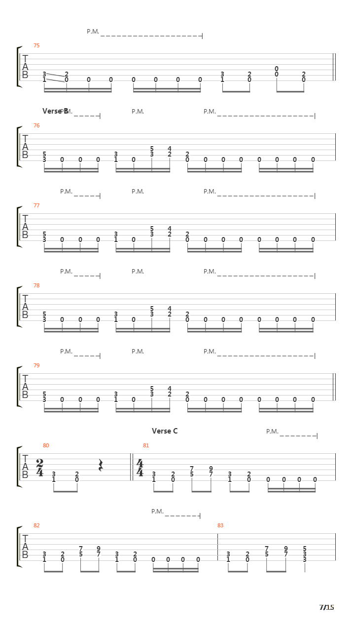 Be All End All V.2吉他谱