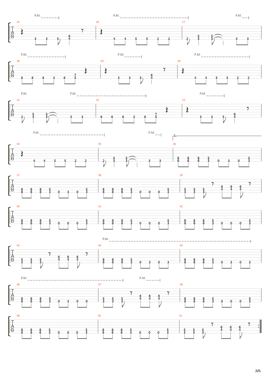 Discharge吉他谱