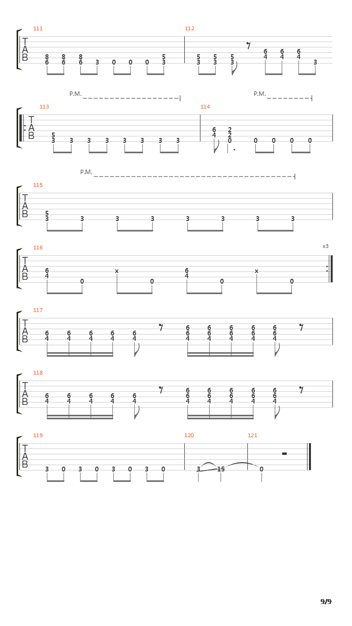 Discharge吉他谱