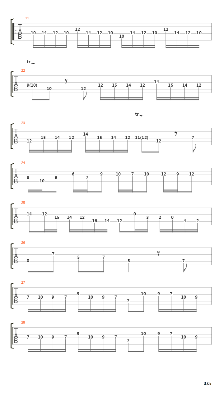 Cello Sonata In E Transposed To A 2nd Mov吉他谱