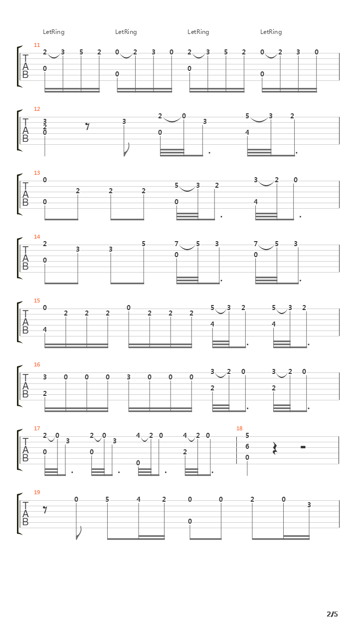 Concerto For Guitar Rv 93 - I吉他谱