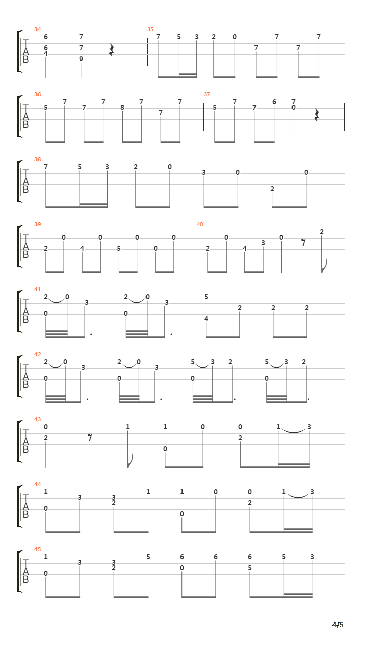 Concerto For Guitar Rv 93 - I吉他谱