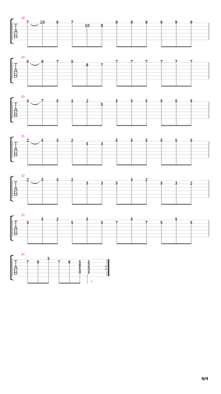 Concerto For Guitar Rv 93 - Iii吉他谱